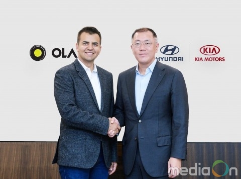 현대·기아자동차, ‘올라’에 3억달러 전략 투자