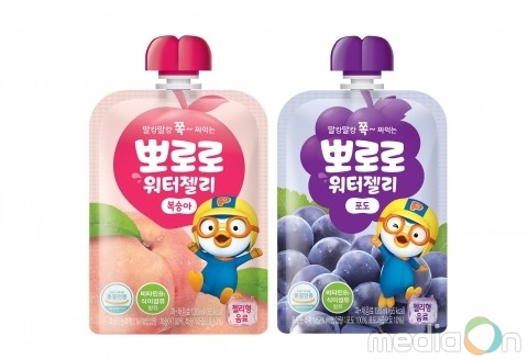 팔도, 어린이를 위한 젤리형 음료 ‘뽀로로 워터젤리’ 2종 출시